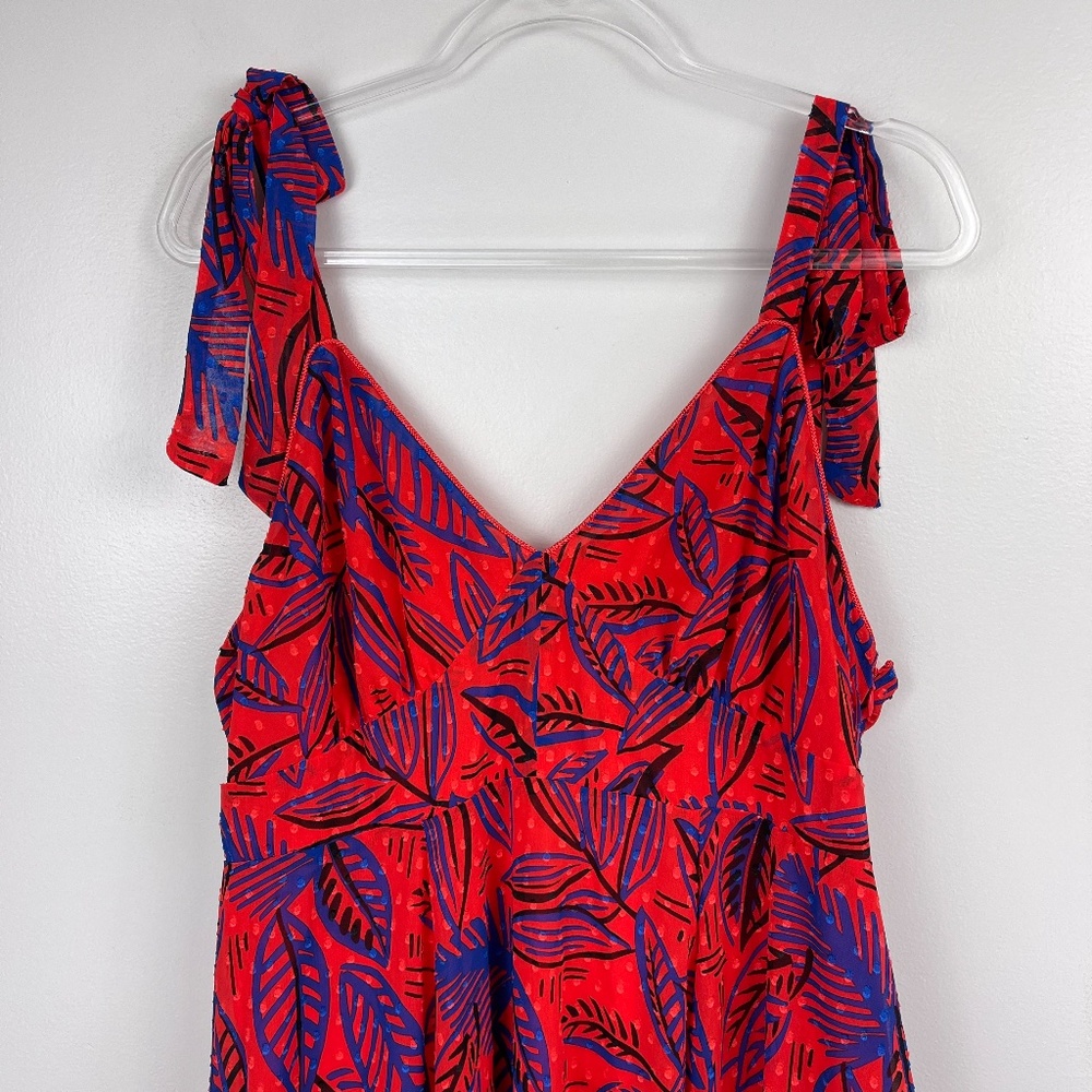 Alexis for Target Botanical Tie Dress Sz XL NWT - Picture 2 of 10